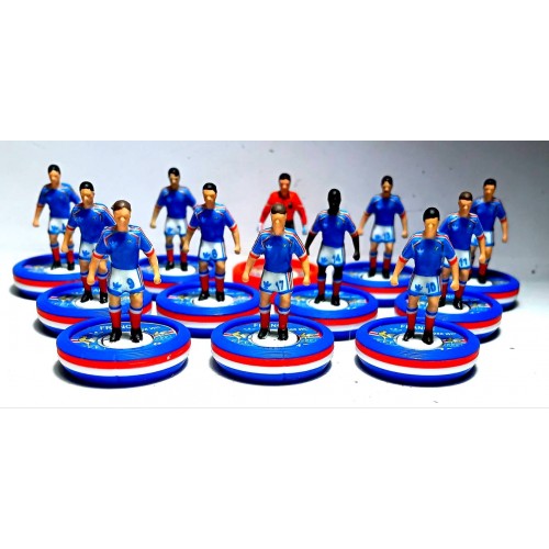 Subbuteo Andrew Table Soccer France 1986 World Cup Team on WSB Professional bases